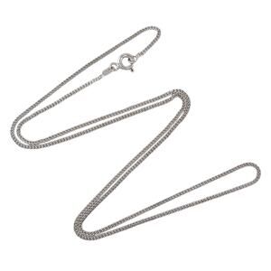 Box Chain Necklace | Vintage Sterling Silver 925 | 18"